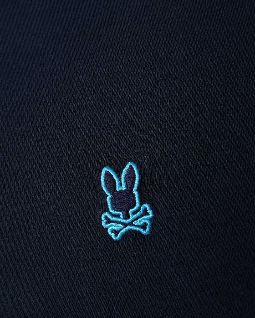 Tees Psycho Bunny Salina Tee Bleu Marine Homme | AET-33480282